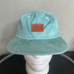 NWT Katin Sage Leather Strap Surf Hat Cap 5 Panel Flat Brim